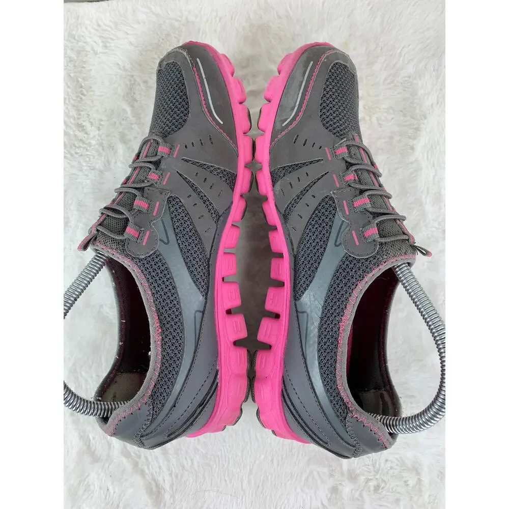 Skechers Flex Women's Slip-On Sneakers Gray/Pink Size 9 22142